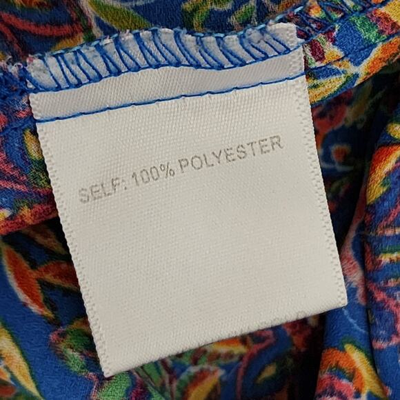 Rose + Olive Medium Floral Tank Top Blouse - Picture 4 of 5